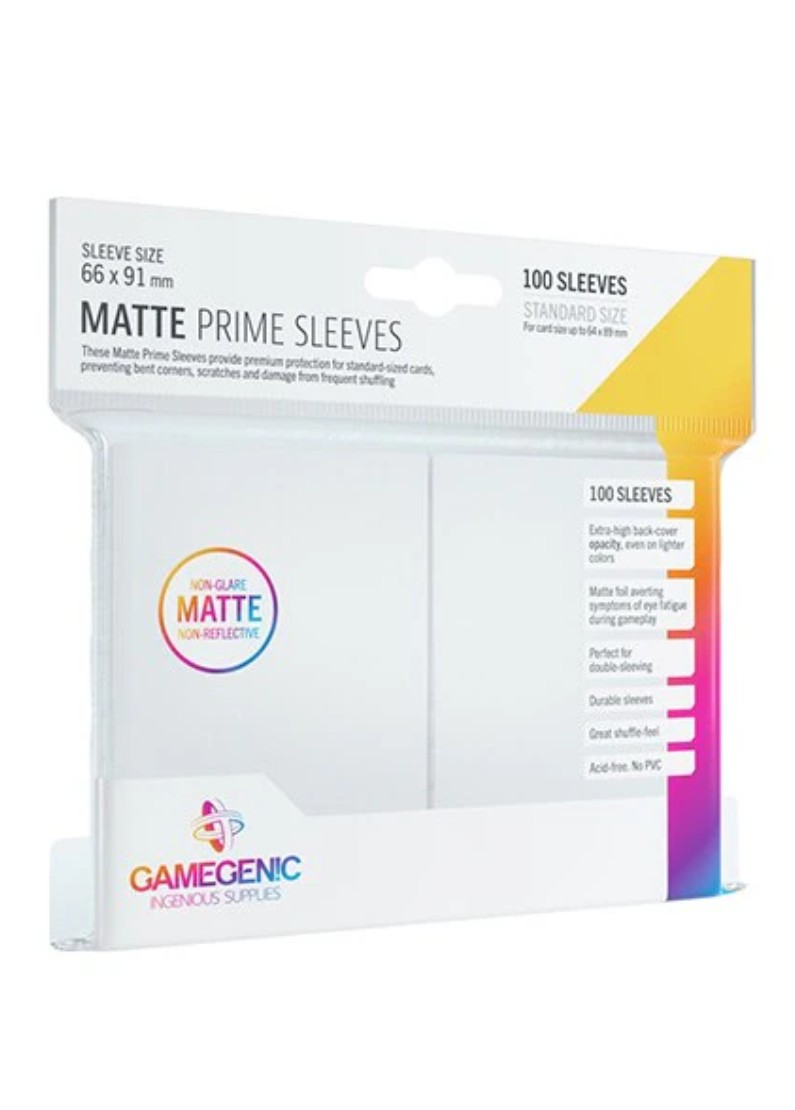 Gamegenic: Matte Prime Sleeves - Prime Branco